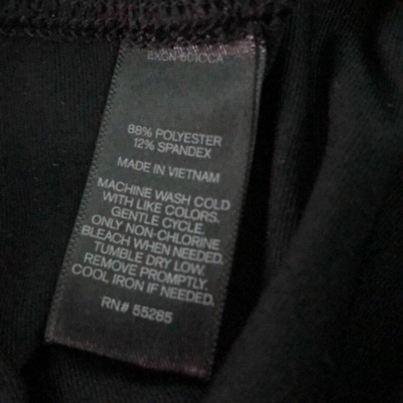 NWOT Express Performance Crop Leggings Black Size Small - Picture 7 of 8